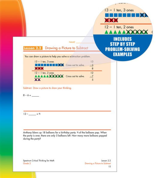 Spectrum Critical Thinking for Math, Grade 2