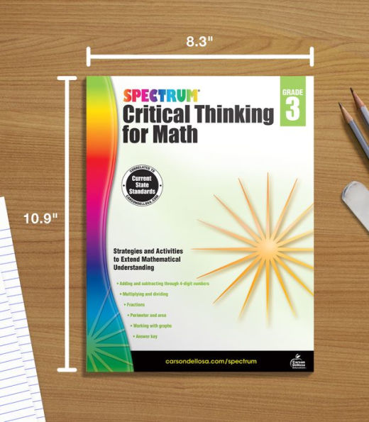 Spectrum Critical Thinking for Math, Grade 3