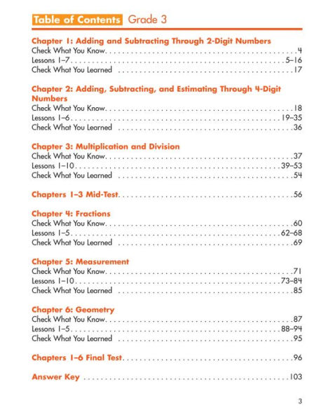 Spectrum Critical Thinking for Math, Grade 3