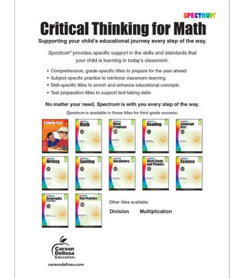 Critical thinking worksheets for grade 3 image