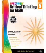 Title: Spectrum Critical Thinking for Math, Grade 5, Author: Spectrum