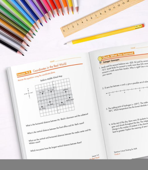 Spectrum Critical Thinking for Math, Grade 6