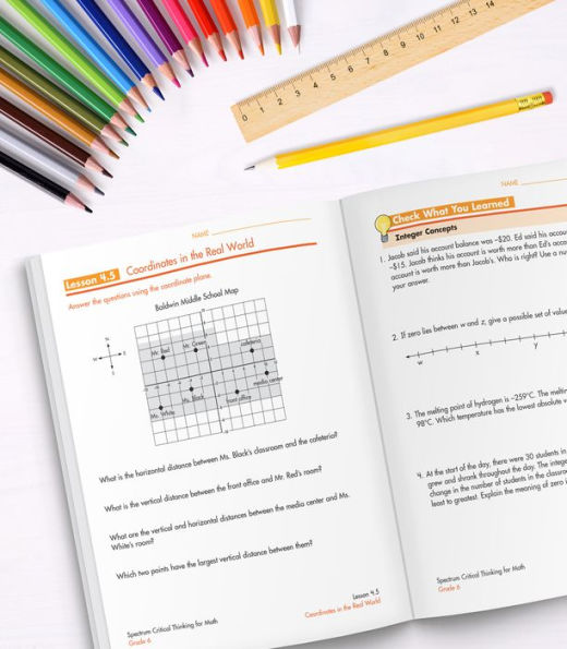 Spectrum Critical Thinking for Math, Grade 6