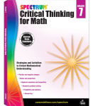 Alternative view 1 of Spectrum Critical Thinking for Math, Grade 7