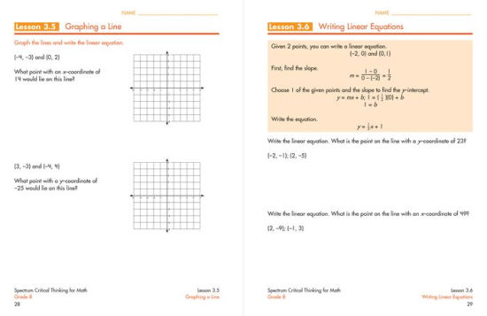 spectrum critical thinking for math grade 8