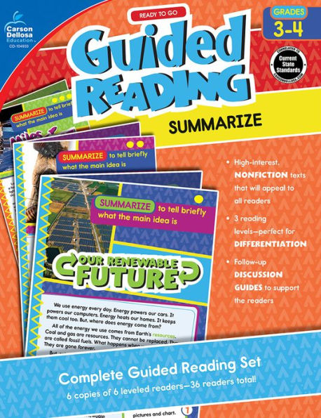 Ready to Go Guided Reading: Summarize, Grades 3 - 4