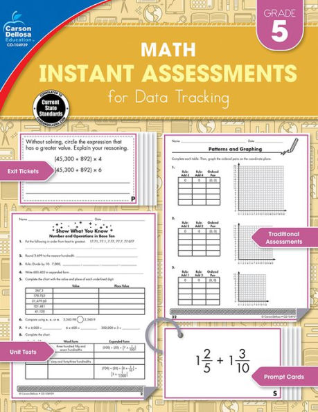 Instant Assessments for Data Tracking, Grade 5: Math