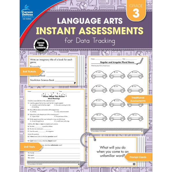 Instant Assessments for Data Tracking, Grade 3: Language Arts