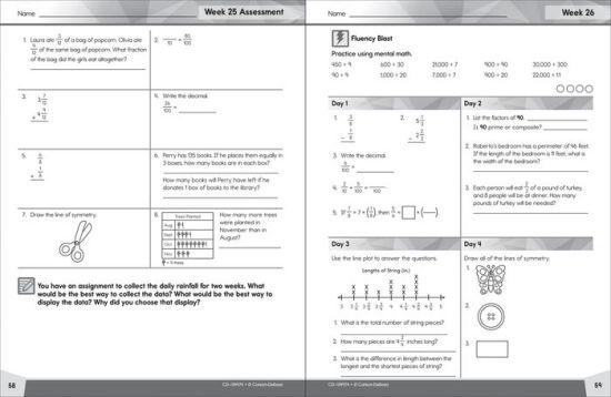 Math 4 Today, Grade 4 by Carson Dellosa Education, Paperback | Barnes ...