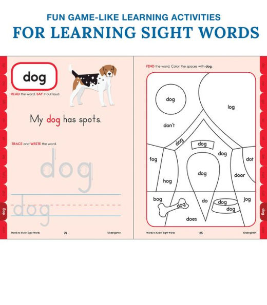 Words to Know Sight Words, Grade K