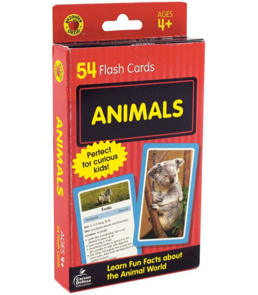 Animals Flash Cards: 54 Flash Cards