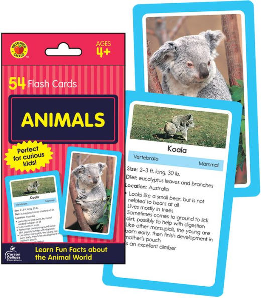 Animals Flash Cards: 54 Flash Cards