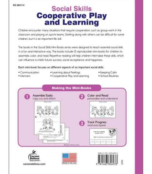 Social Skills Mini-Books Cooperative Play and Learning