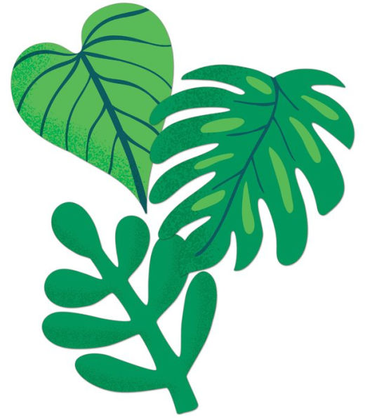One World Tropical Leaves Cutouts