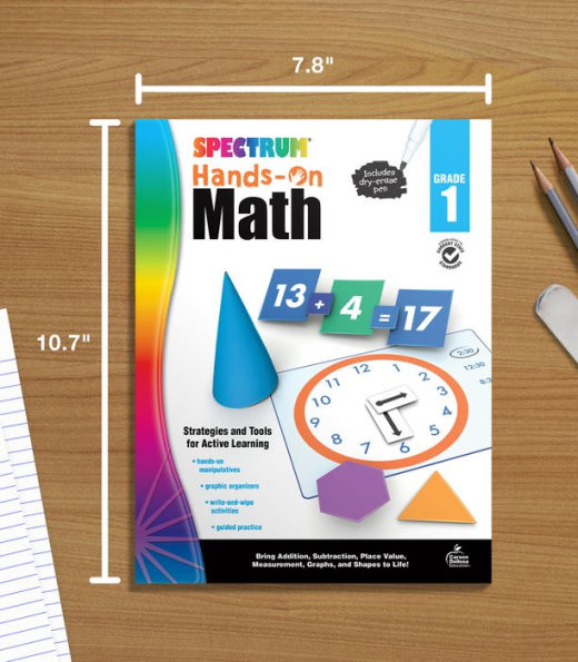 Spectrum Hands-On Math, Grade 1