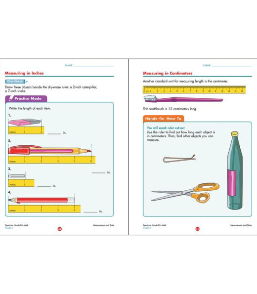 Spectrum Hands-On Math , Grade 2 by Spectrum, Other Format | Barnes ...