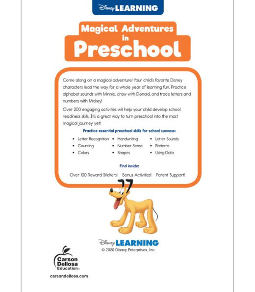 Disney/Pixar Magical Adventures in Preschool