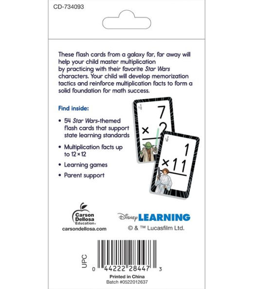 Star Wars Multiplication 0-12