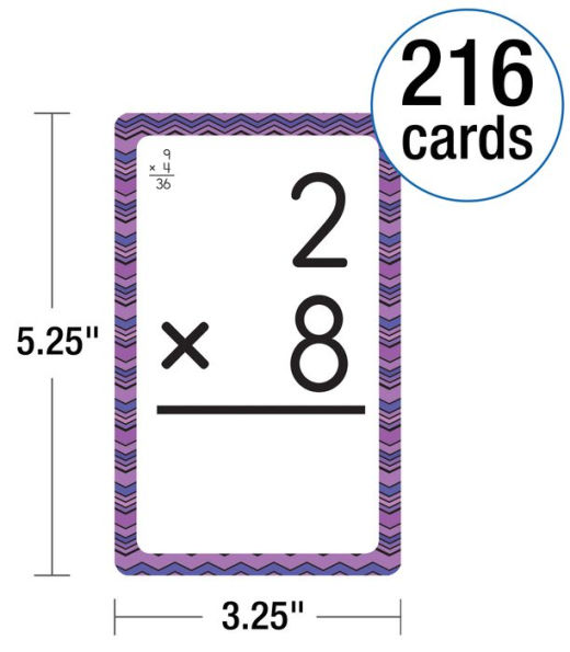 Brighter Child Math Flash Card Set - 4 sets of cards