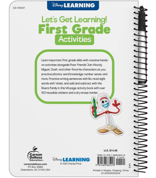 Let's Get Learning! First Grade Activities