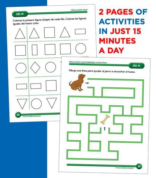 Summer Bridge Activities Spanish PreK-K, Grades PK - K