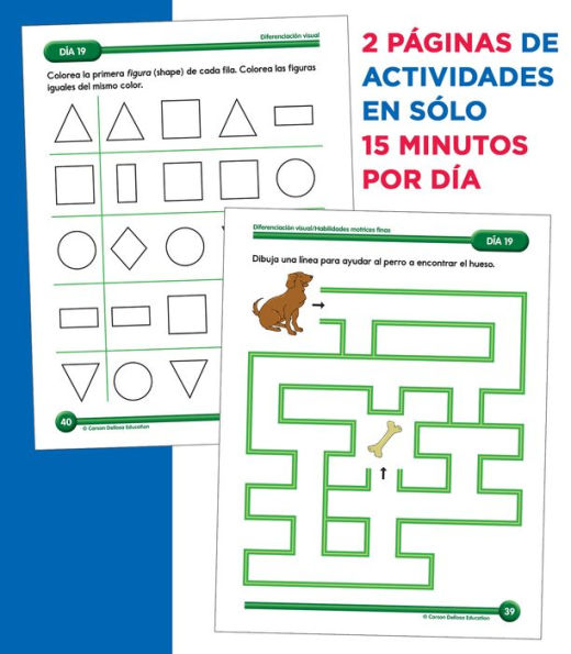 Summer Bridge Activities Spanish PreK-K, Grades PK - K