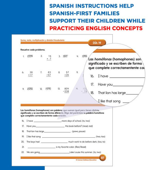 Summer Bridge Activities Spanish 3-4, Grades 3 - 4