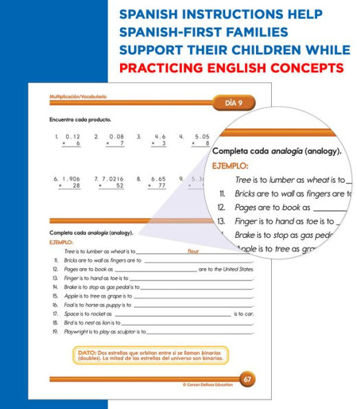 Summer Bridge Activities Spanish 5-6, Grades 5 - 6