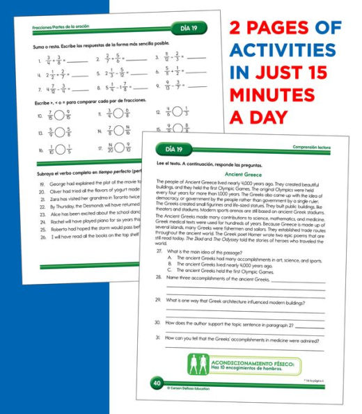 Summer Bridge Activities Spanish 5-6, Grades 5 - 6