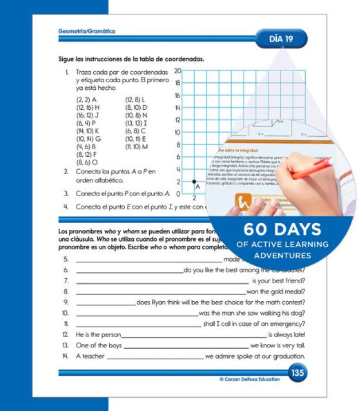 Summer Bridge Activities Spanish 5-6, Grades 5 - 6