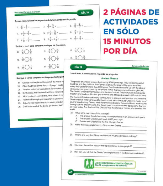 Summer Bridge Activities Spanish 5-6, Grades 5 - 6