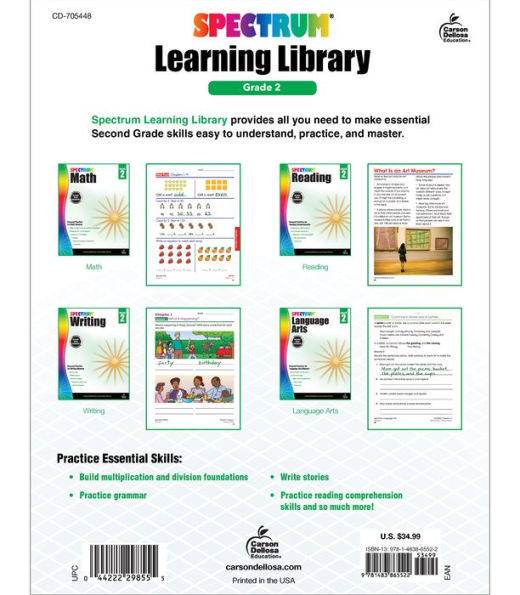 Spectrum Learning Library, Grade 2