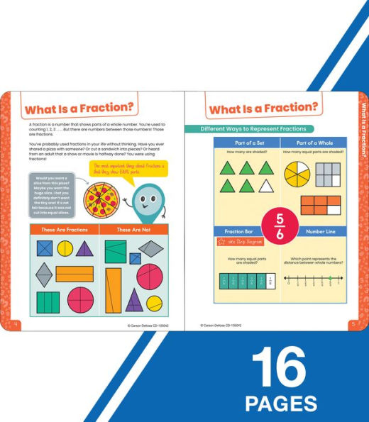 Break It Down Intro to Fractions Reference Book