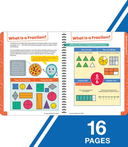 Break It Down Intro to Fractions Reference Book
