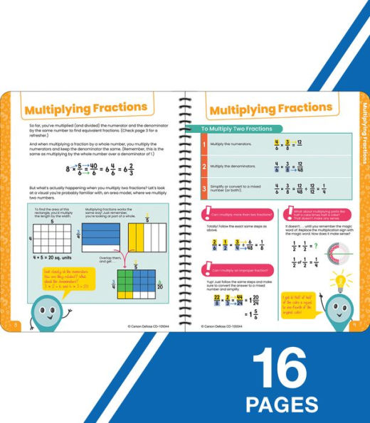 Break It Down Advanced Fractions Reference Book