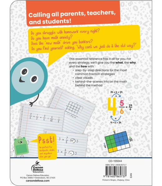 Break It Down Advanced Fractions Reference Book