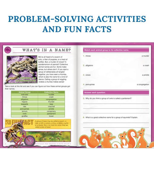 Unusually Fun Reading & Math Workbook, Grade 4: Seriously Fun Topics to Teach Seriously Important Skills