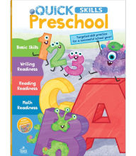 Title: Quick Skills Preschool Workbook, Author: Carson Dellosa Education