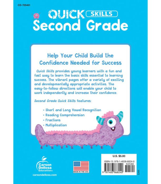 Quick Skills Second Grade Workbook