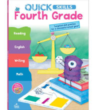 Title: Quick Skills Fourth Grade Workbook, Author: Carson Dellosa Education