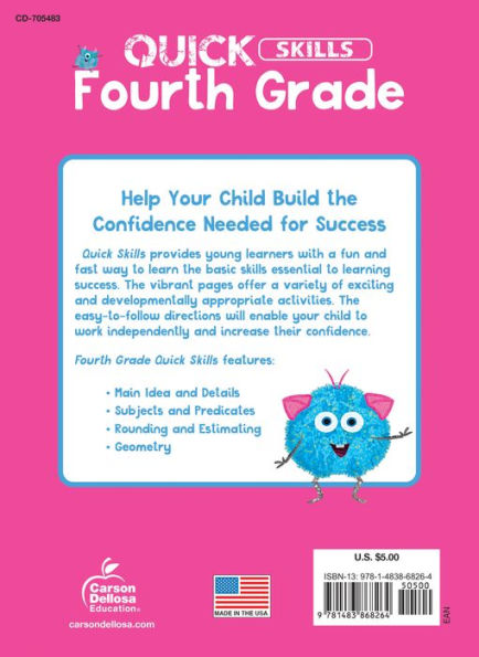 Quick Skills Fourth Grade Workbook