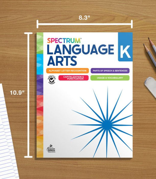 Spectrum Language Arts Workbook, Grade K