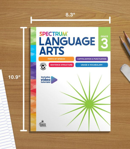 Spectrum Language Arts Workbook, Grade 3