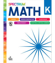 Title: Spectrum Math Workbook, Grade K, Author: Spectrum