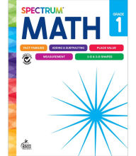 Title: Spectrum Math Workbook, Grade 1, Author: Spectrum