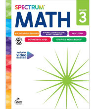 Title: Spectrum Math Workbook, Grade 3, Author: Spectrum
