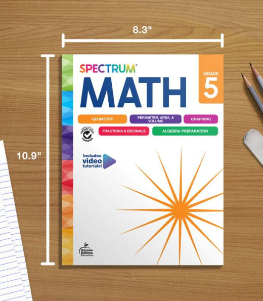 Spectrum Math Workbook, Grade 5