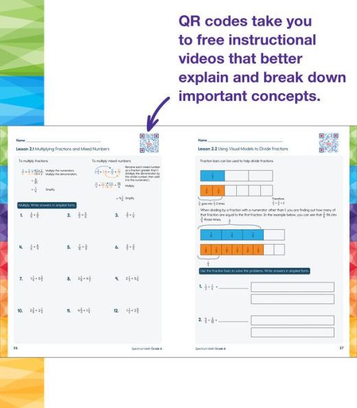 Spectrum Math Workbook, Grade 6