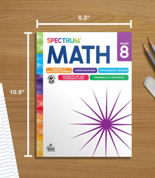 Spectrum Math Workbook, Grade 8