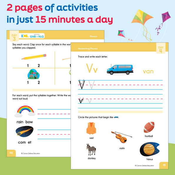 Summer Bridge Activities, Grades PK - K